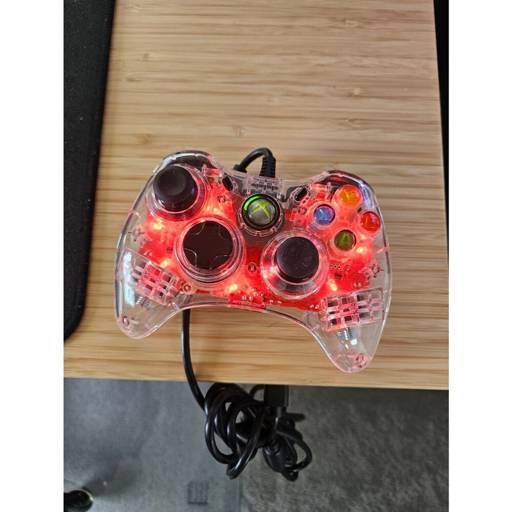 Afterglow Xbox Microsoft PL-3602 Red Wired Video Game Controller Remote Control